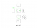 Heat block sock/sleeve MK10 silicone black